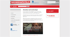 Desktop Screenshot of mentoregetforetag.se